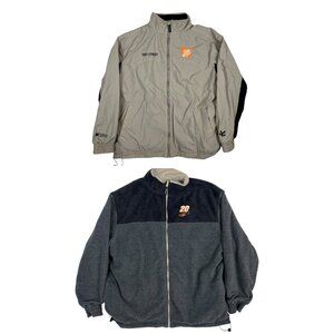 Vintage Tony Stewart Reversible Jacket Size Large NASCAR Home Depot Chase